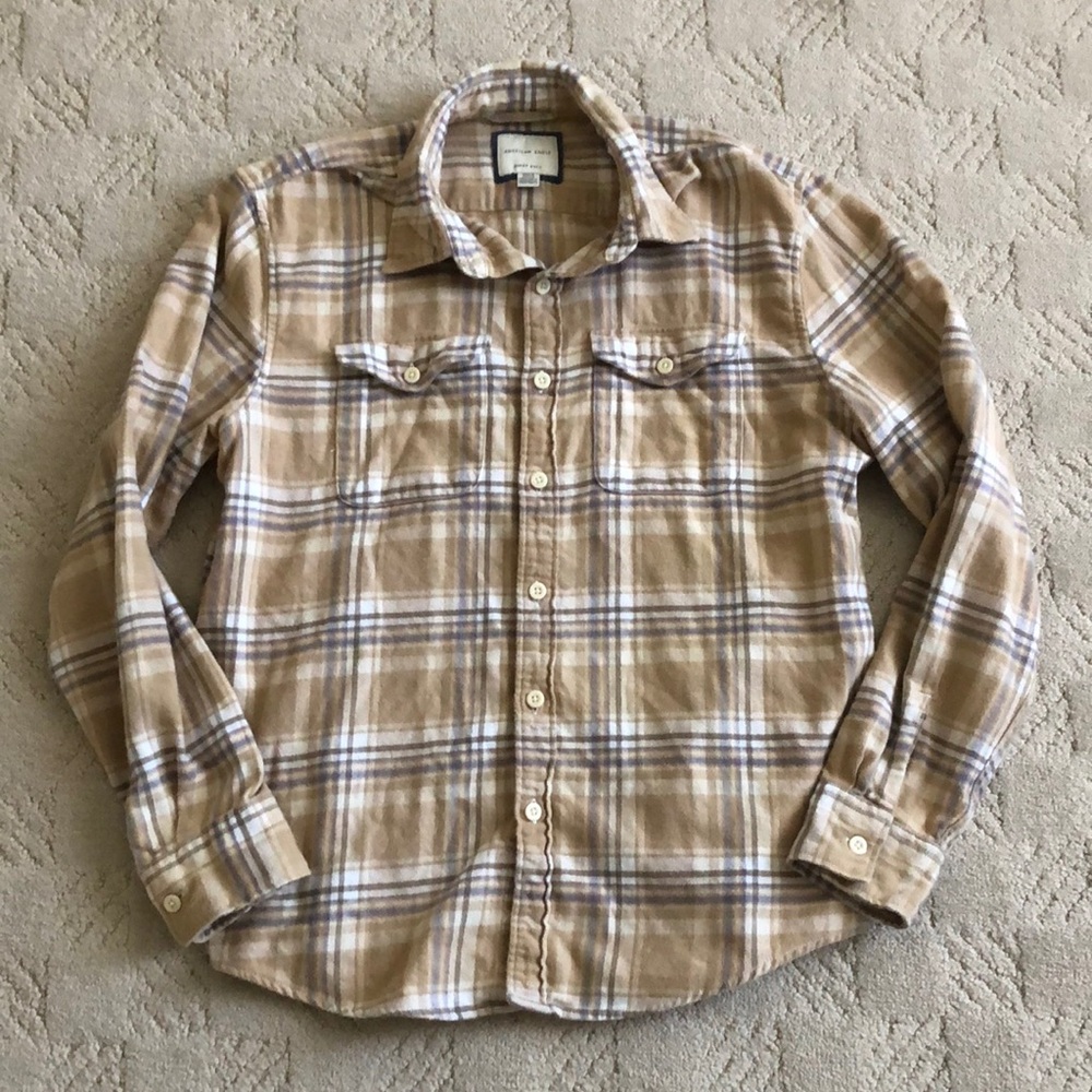 2-American Eagle super soft flannel shirts